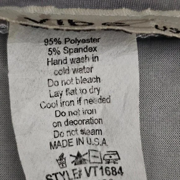 Vibe Floral Rose Mesh Detail Top Retro Sleeveless Gray And Yellow Tank Top - Picture 6 of 6